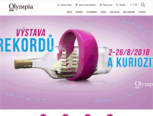 Tablet Screenshot of olympia-centrum.cz
